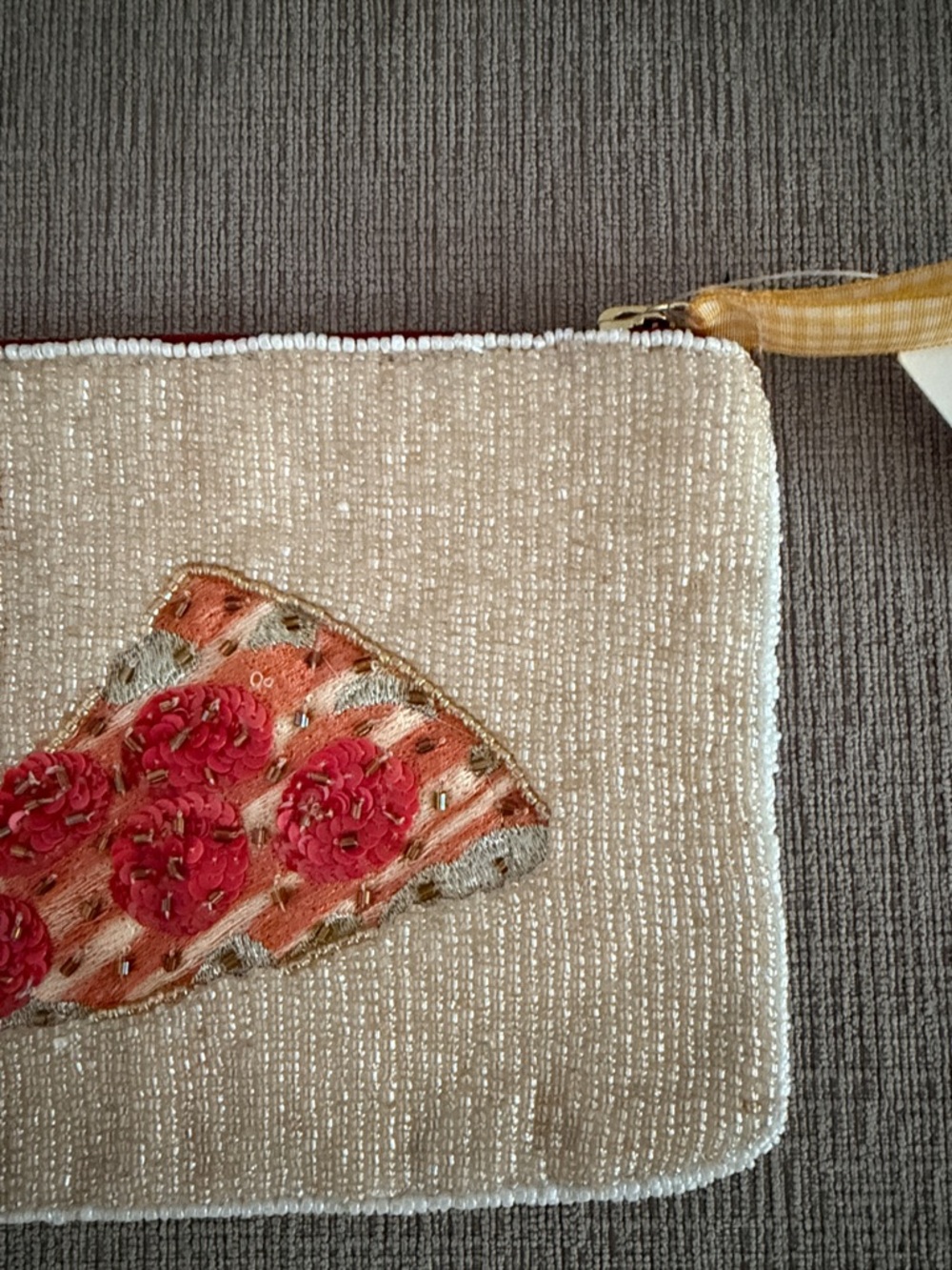 Anthropologie Beaded New York City Pouch - Picture 8 of 9
